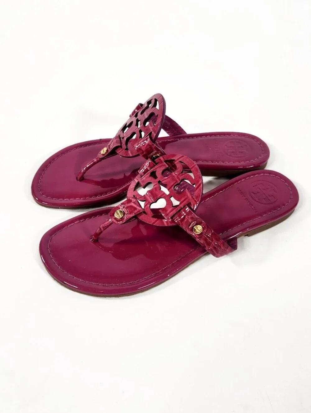 Tory Burch Purple Miller Sandals Size 7.5